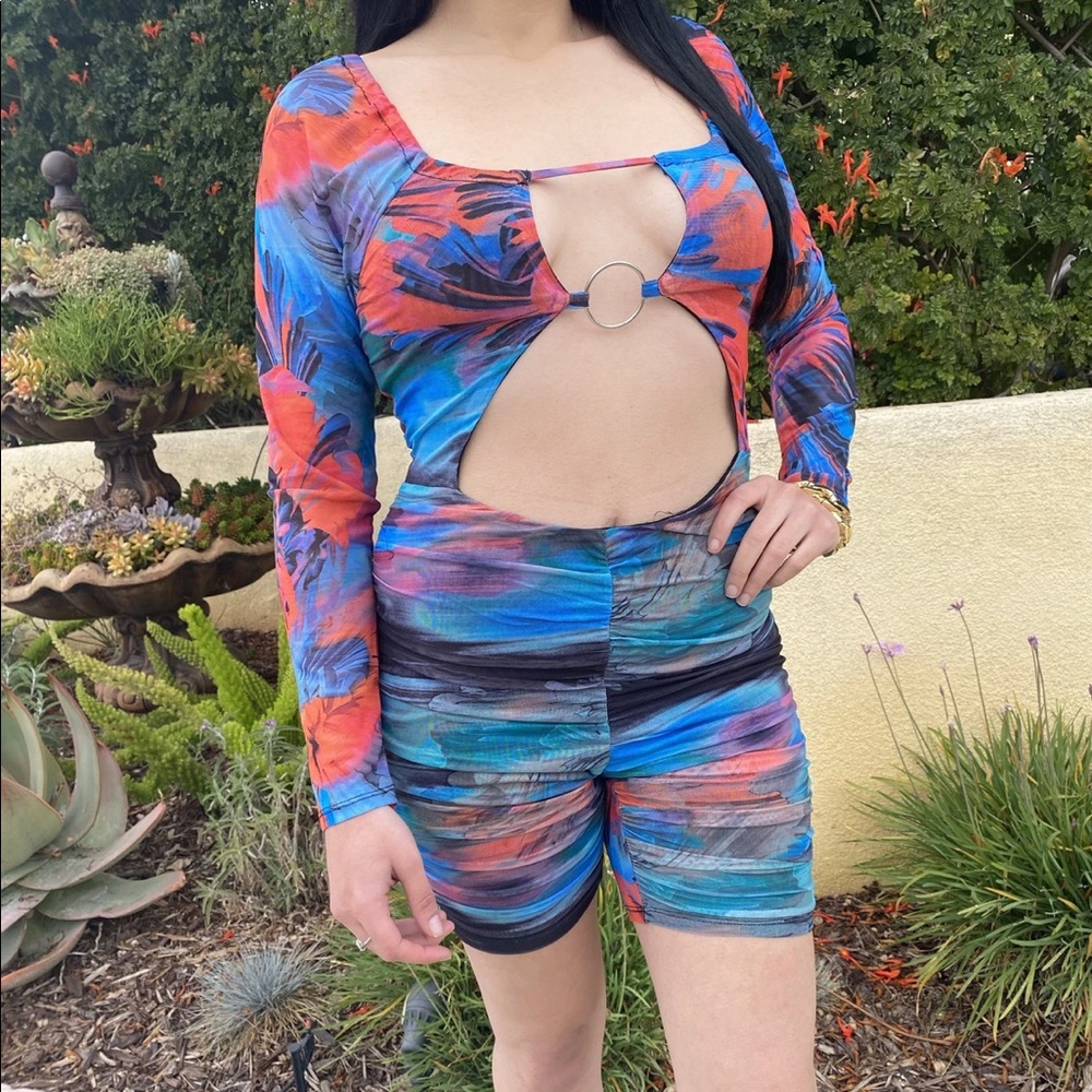 Multicolor Romper - Picture 2 of 2